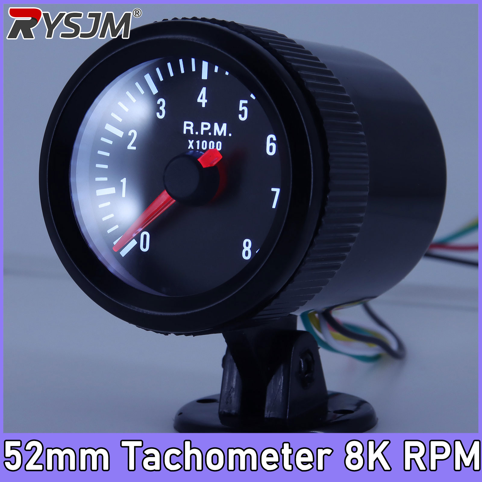 Analog Meter Gauge - Tacômetro de 2 polegadas (52mm) para