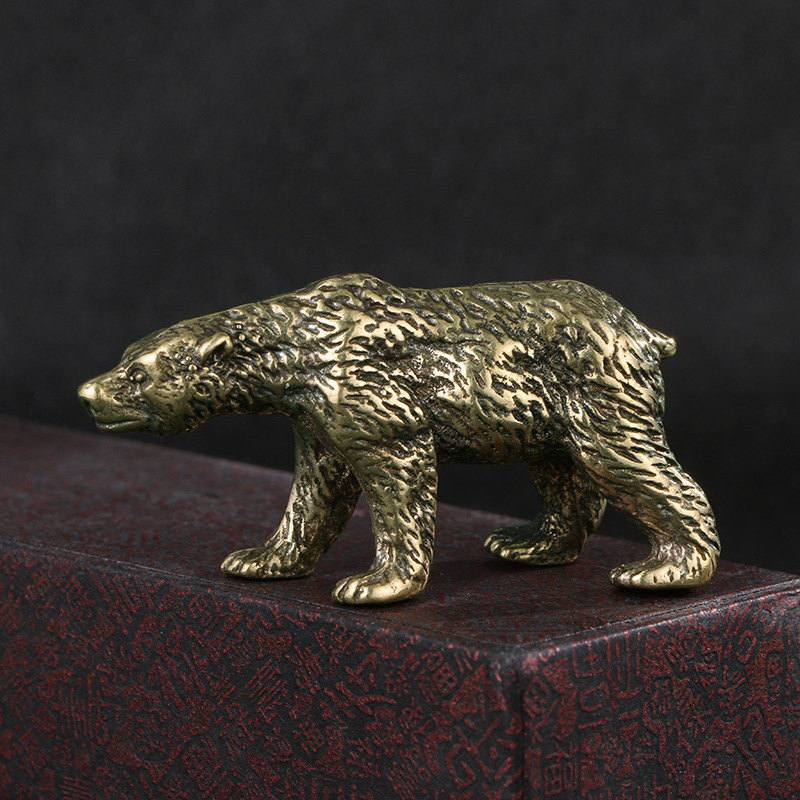 Vintage Collectible Bears - 1 Peça Escultura de Urso Vintage