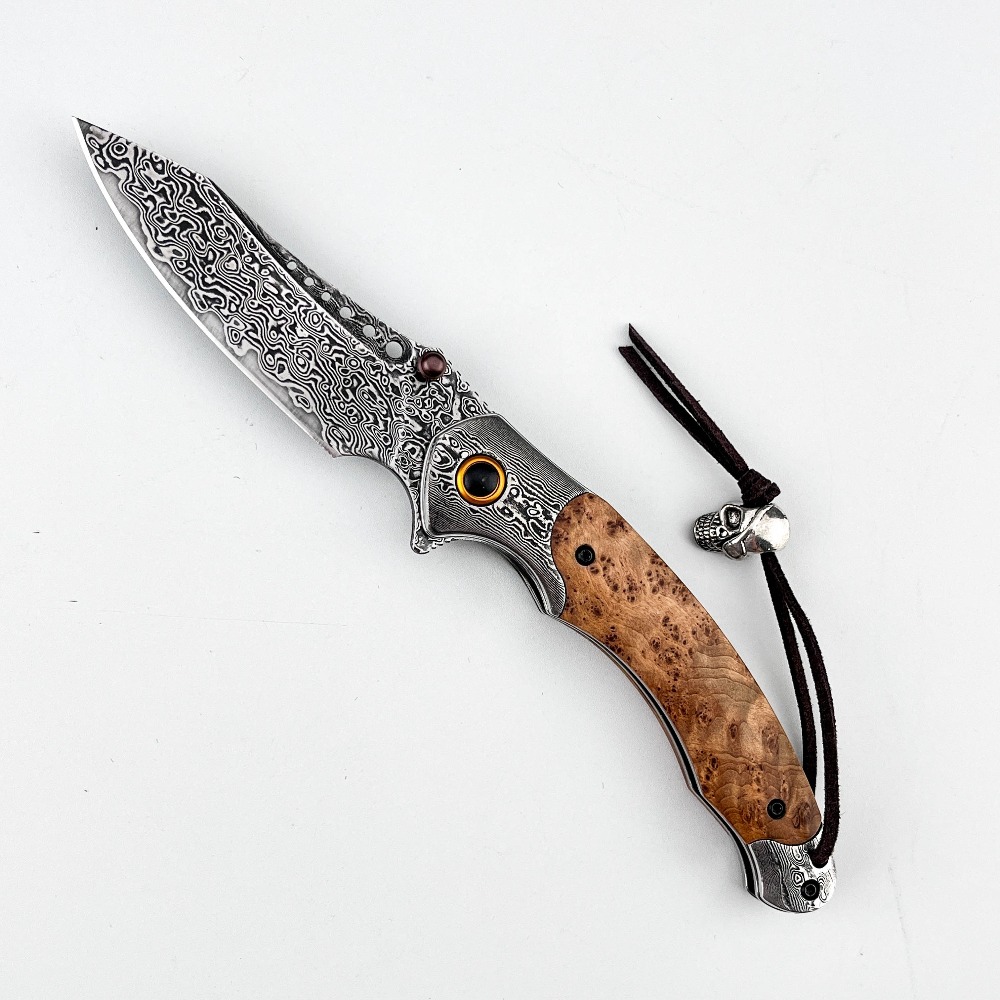 Vintage Collectible Pocket Knives - Faca Dobrável de Alta Dureza com