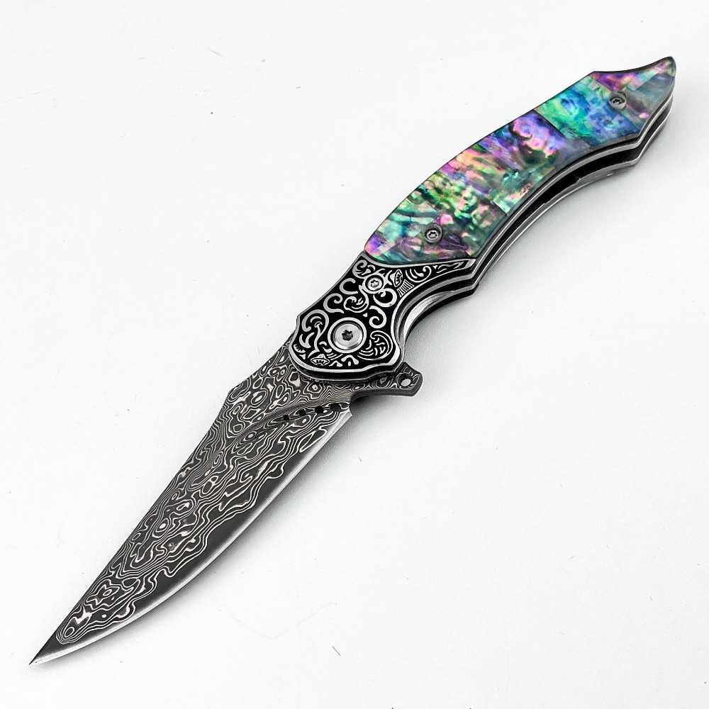 Vintage Collectible Pocket Knives - Nova Faca Dobrável com Lâmina Padrão