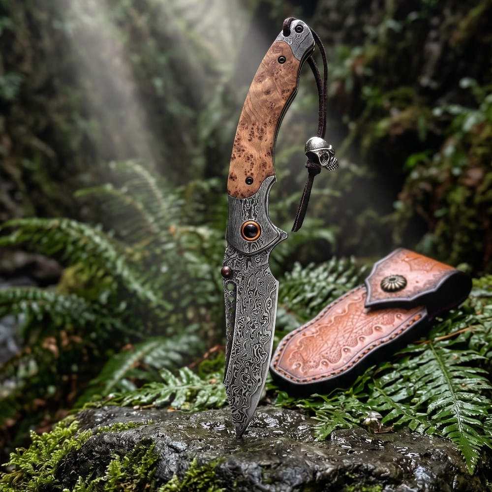 Vintage Collectible Pocket Knives - Canivete Dobrável de Alta Dureza com