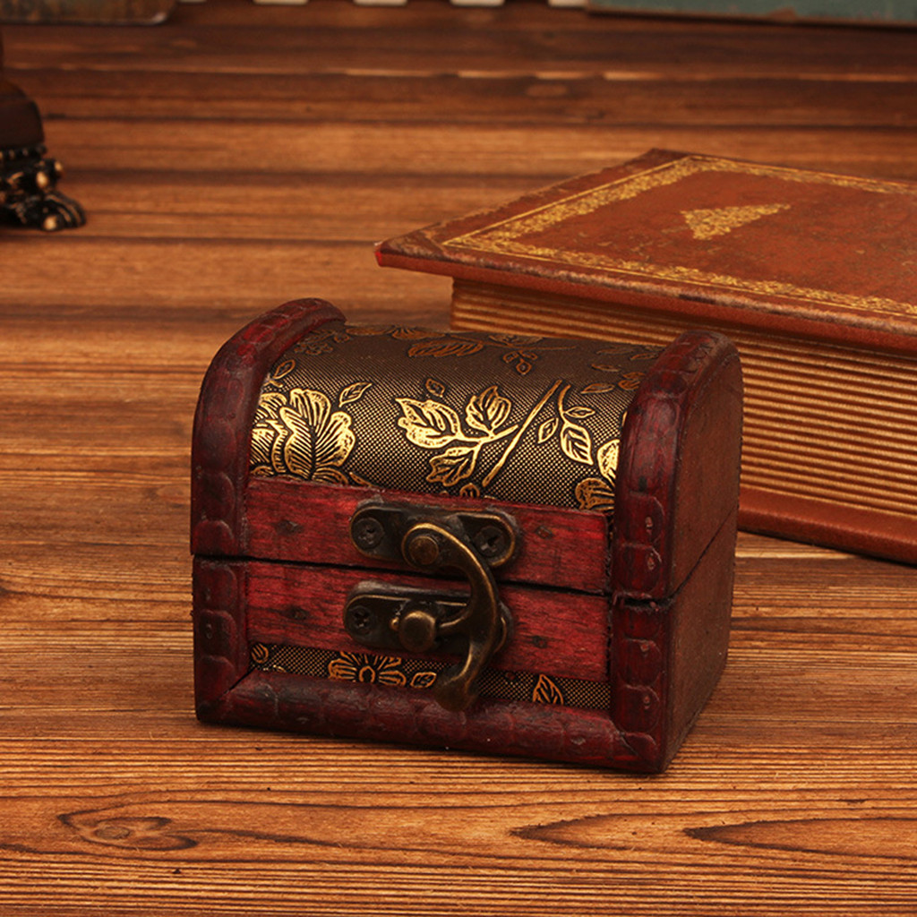 Vintage Collection - Caixa de joias de madeira vintage