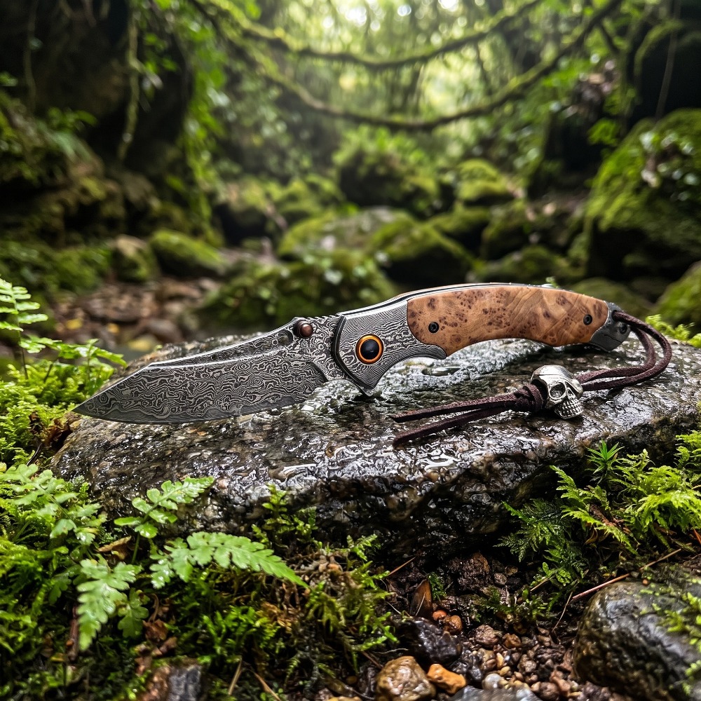 Vintage Collectible Pocket Knives - Canivete Dobrável de Alta Dureza com