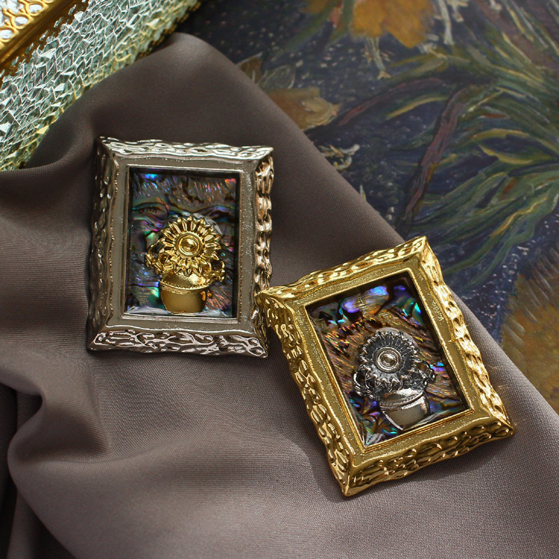 Vintage Collectible Pins - Broche vintage van gogh para pintura