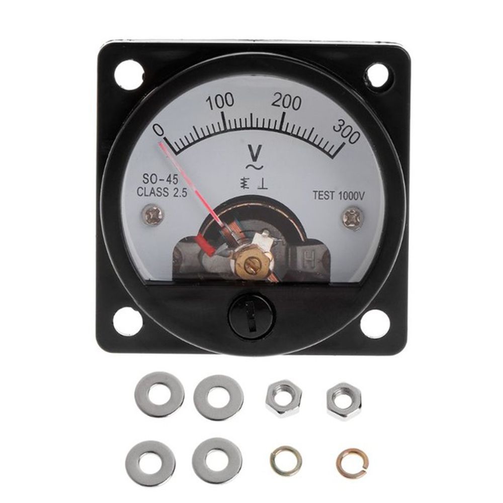 Medidor de painel ac 0-300v vo - Analog Meter Gauge avaliação e preço