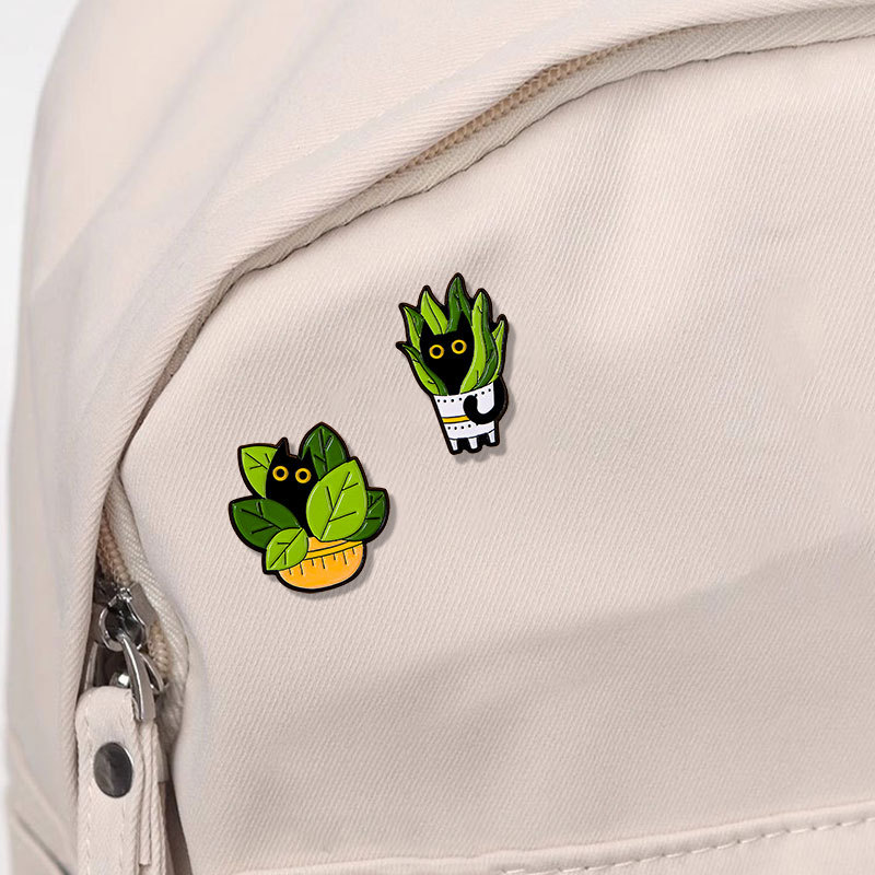 Bonito gato preto coleção plan - Vintage Collectible Pins avaliação e preço