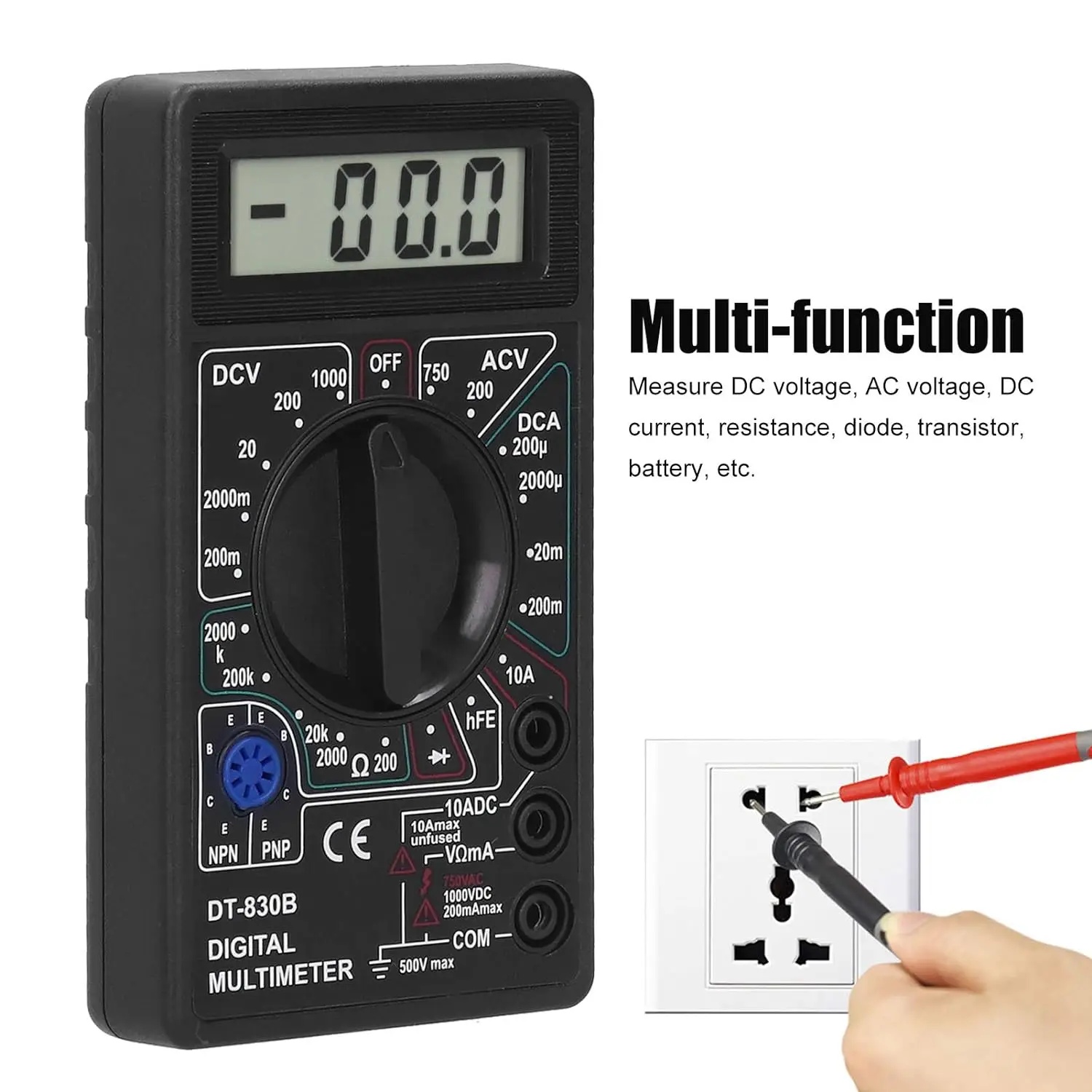 Multímetro digital multifuncio - Analog Meter Gauge avaliação e preço