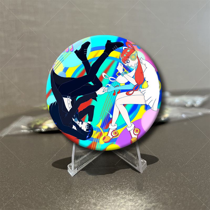 Novo ador kyogen x uta botão m - Vintage Collectible Pins avaliação e preço