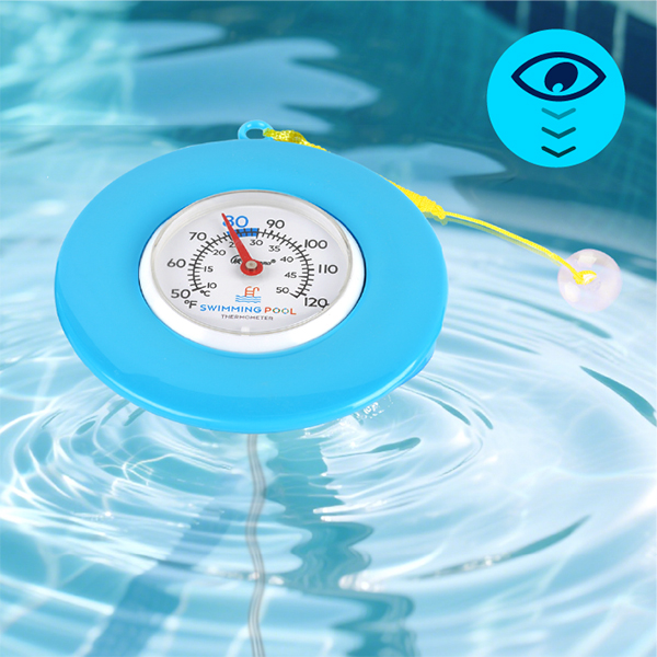 Termômetro flutuante para pisc - Analog Meter Gauge avaliação e preço