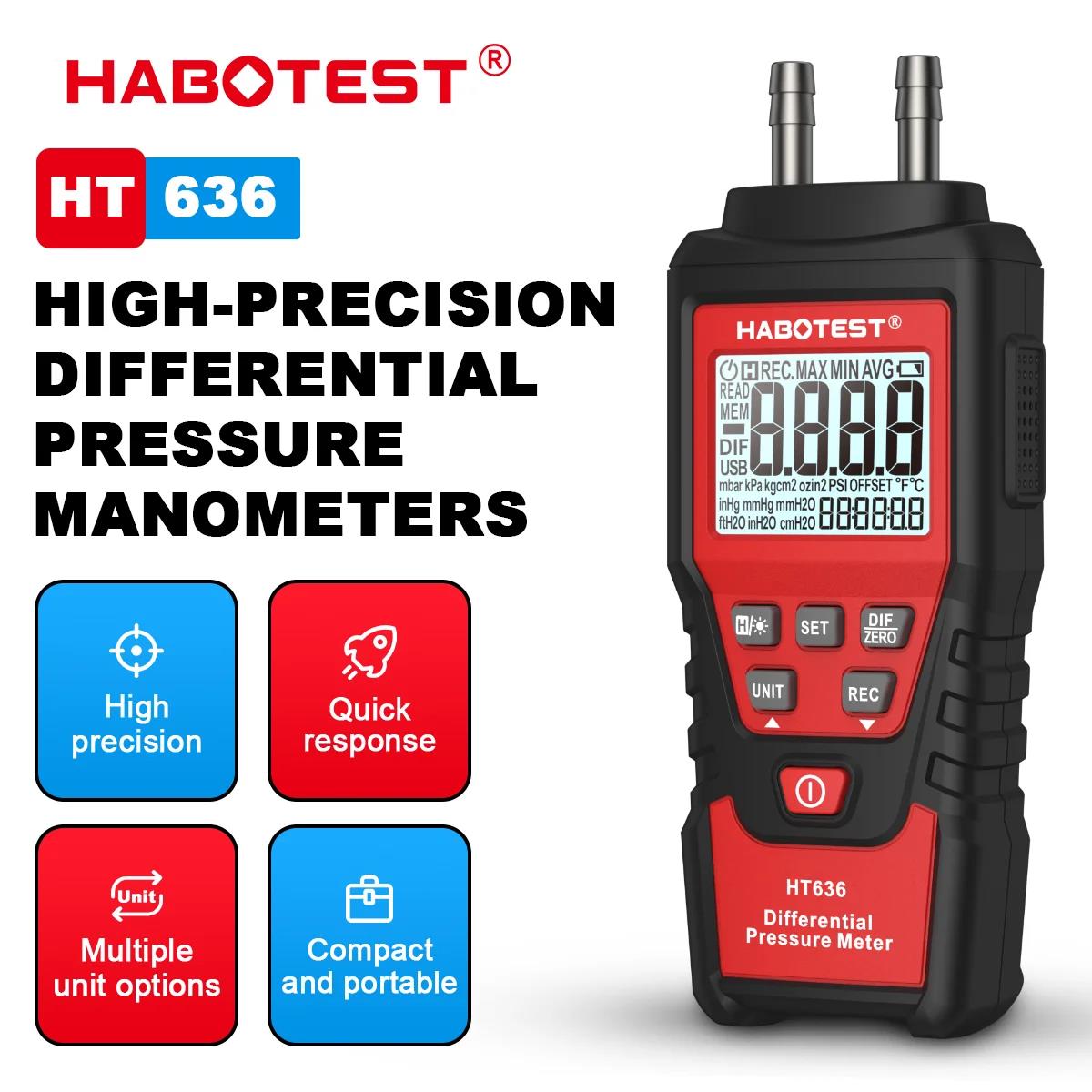 Habotest ht636 medidor de pres - Analog Meter Gauge avaliação e preço