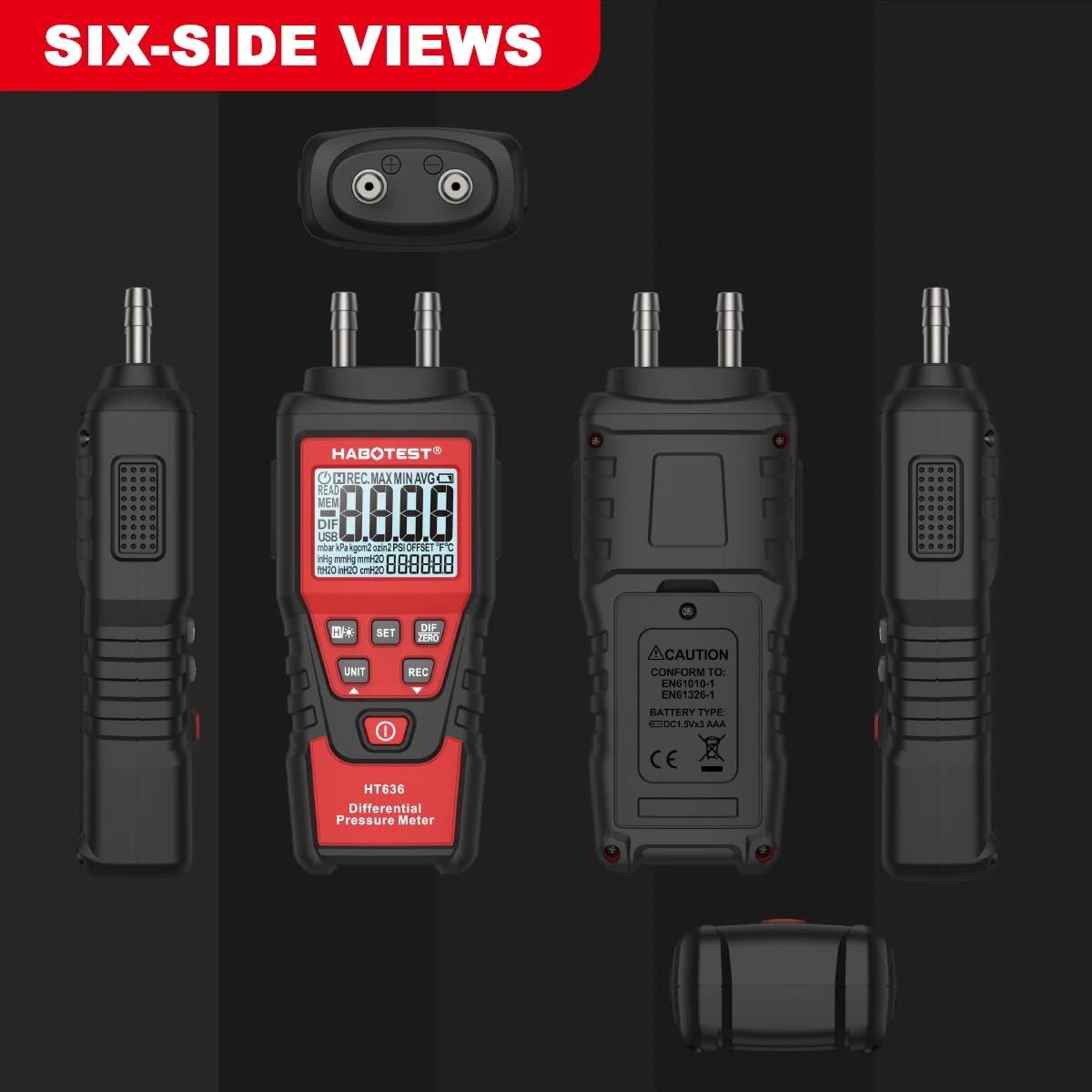 Habotest ht636 medidor de pres - Analog Meter Gauge avaliação e preço