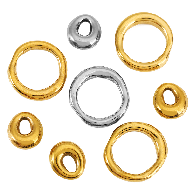 5 Peças de Conectores de Aço I - Vintage Jewelry Collection avaliação e preço