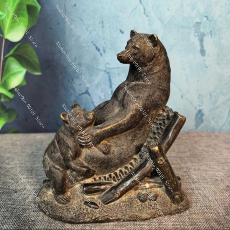Ornamento de Urso em Bronze An - Vintage Collectible Bears avaliação e preço