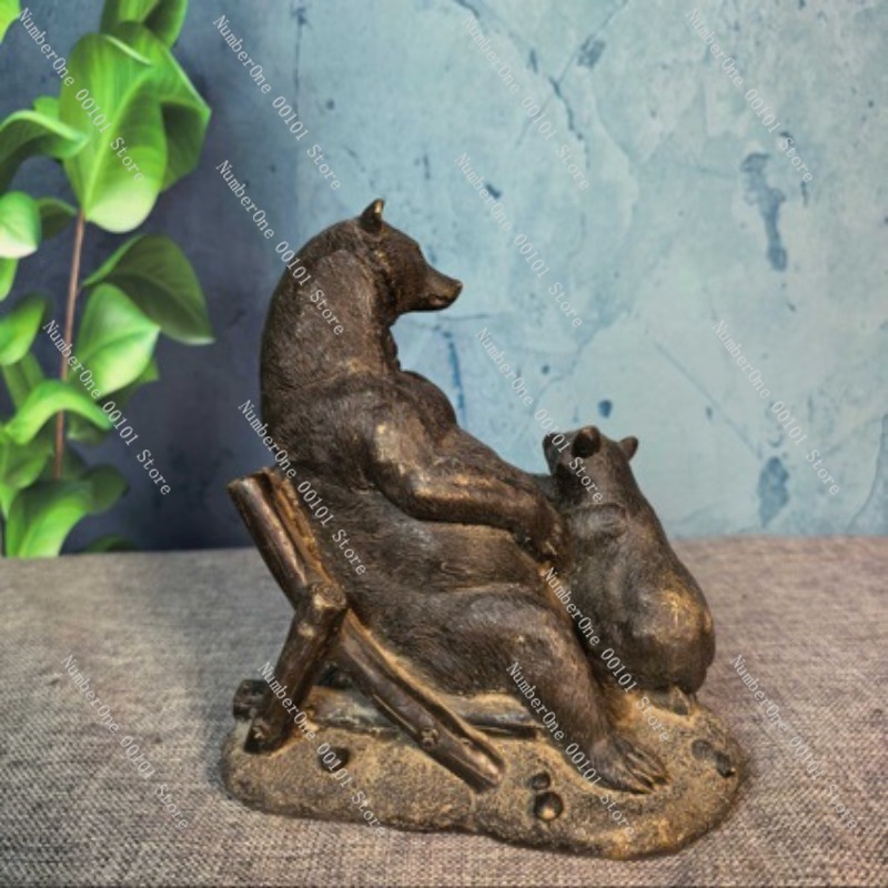 Ornamento de Urso em Bronze An - Vintage Collectible Bears avaliação e preço