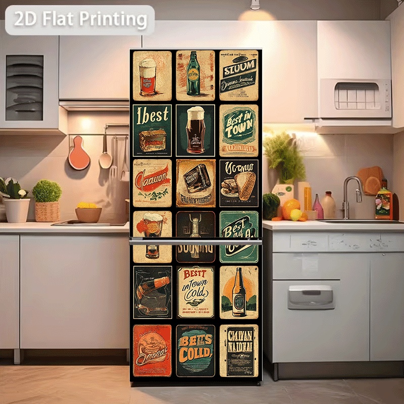 Adesivo para geladeira, adesiv - Vintage Collectible Posters avaliação e preço