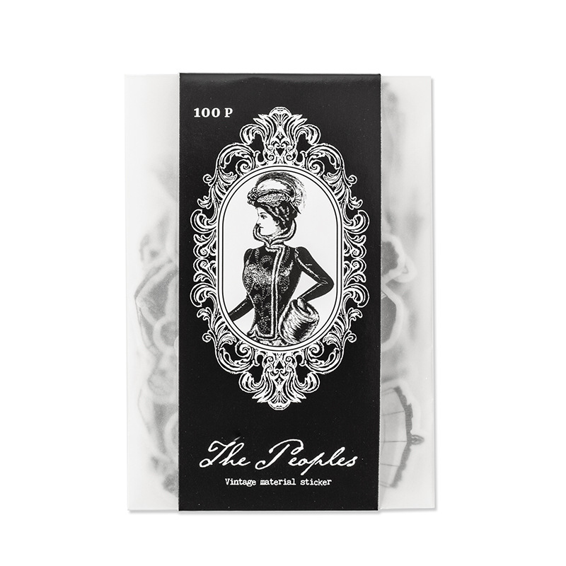 1 pacote/100 peças de Adesivos - Vintage Things Collection avaliação e preço