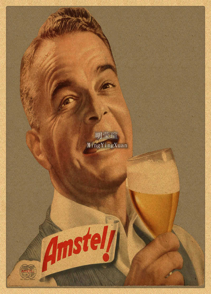 Gráfico vintage de cerveja, vi - Vintage Collectible Posters avaliação e preço